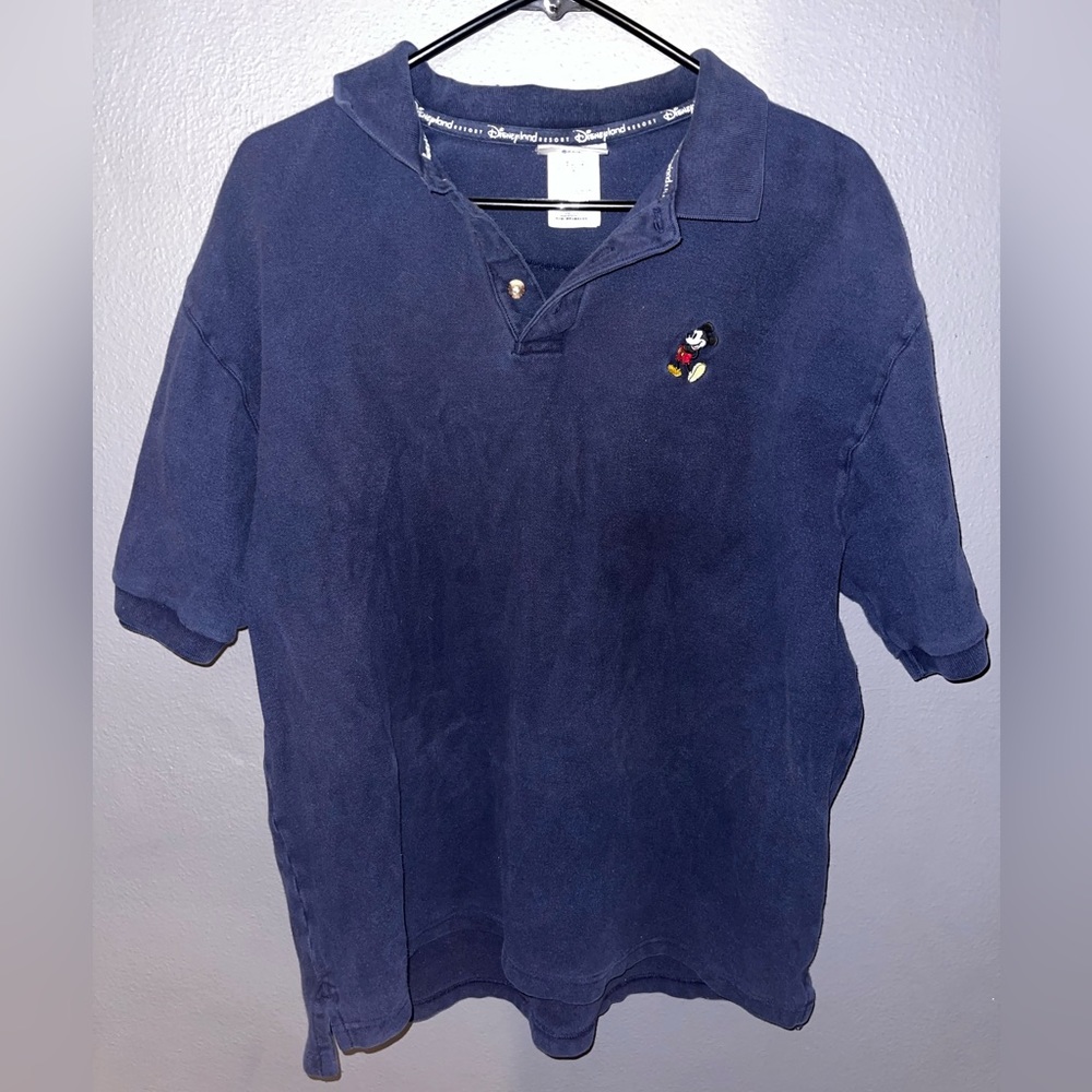 Disney Resort Size Large Mickey Mouse Short Sleeve Polo Shirt